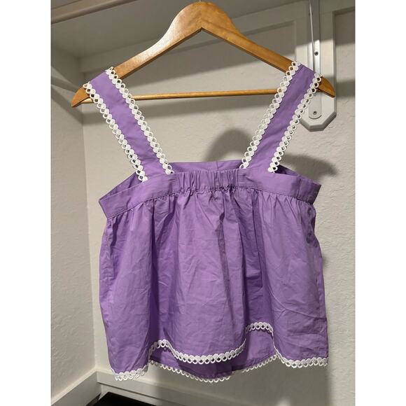 NWT FRNCH PARIS Lilac Blouse in Sz S - Picture 5 of 6